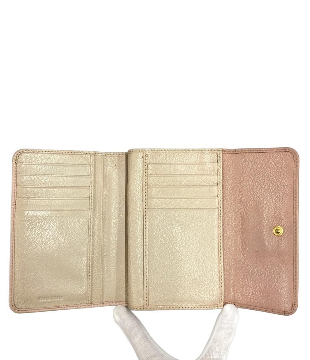 Miu Miu fold Wallet Bi Black